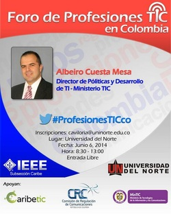 Foro de Profesiones TIC en Colombia #ProfesionesTICco